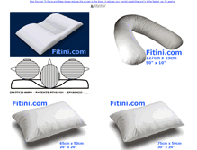 Tablet Screenshot of pillows.fitini.com